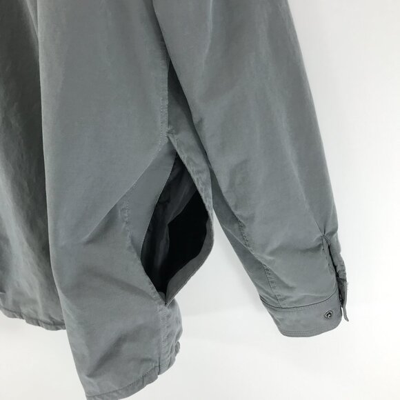 Eddie Bauer Voyager Fleece Lined Shirt Jacket Men's XXL Gray Shacket Outdoor - Picture 6 of 14